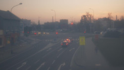 Křižovatka ulic Komenského a Velké Novosady