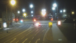 Křižovatka ulic Komenského a Velké Novosady