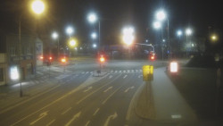 Křižovatka ulic Komenského a Velké Novosady