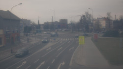 Křižovatka ulic Komenského a Velké Novosady