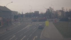 Křižovatka ulic Komenského a Velké Novosady