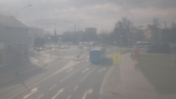 Křižovatka ulic Komenského a Velké Novosady