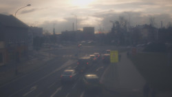 Křižovatka ulic Komenského a Velké Novosady