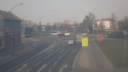 Křižovatka ulic Komenského a Velké Novosady