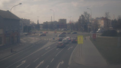 Křižovatka ulic Komenského a Velké Novosady