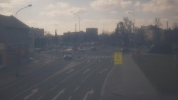 Křižovatka ulic Komenského a Velké Novosady