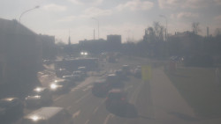 Křižovatka ulic Komenského a Velké Novosady