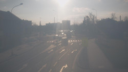 Křižovatka ulic Komenského a Velké Novosady