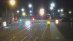 Křižovatka ulic Komenského a Velké Novosady