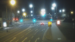 Křižovatka ulic Komenského a Velké Novosady