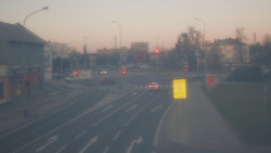 Křižovatka ulic Komenského a Velké Novosady