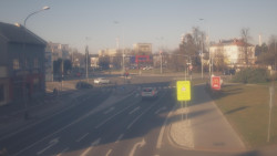 Křižovatka ulic Komenského a Velké Novosady