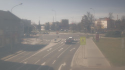 Křižovatka ulic Komenského a Velké Novosady