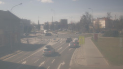 Křižovatka ulic Komenského a Velké Novosady