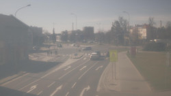 Křižovatka ulic Komenského a Velké Novosady