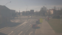 Křižovatka ulic Komenského a Velké Novosady