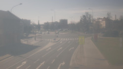 Křižovatka ulic Komenského a Velké Novosady