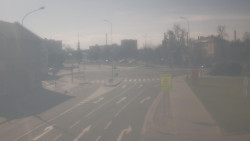 Křižovatka ulic Komenského a Velké Novosady