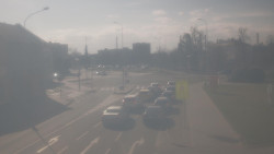 Křižovatka ulic Komenského a Velké Novosady