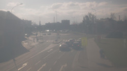 Křižovatka ulic Komenského a Velké Novosady