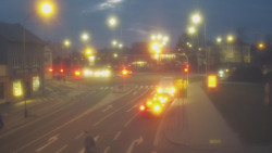 Křižovatka ulic Komenského a Velké Novosady