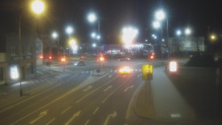 Křižovatka ulic Komenského a Velké Novosady