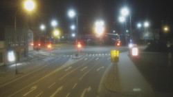 Křižovatka ulic Komenského a Velké Novosady