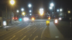 Křižovatka ulic Komenského a Velké Novosady