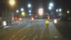 Křižovatka ulic Komenského a Velké Novosady