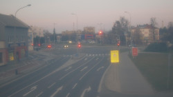 Křižovatka ulic Komenského a Velké Novosady