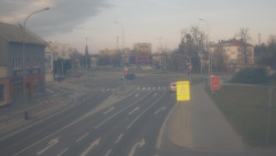 Křižovatka ulic Komenského a Velké Novosady