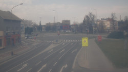 Křižovatka ulic Komenského a Velké Novosady