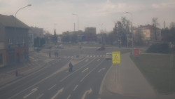 Křižovatka ulic Komenského a Velké Novosady