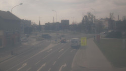 Křižovatka ulic Komenského a Velké Novosady