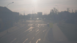 Křižovatka ulic Komenského a Velké Novosady