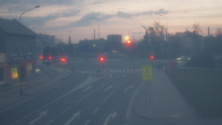 Křižovatka ulic Komenského a Velké Novosady