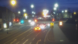 Křižovatka ulic Komenského a Velké Novosady