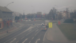 Křižovatka ulic Komenského a Velké Novosady