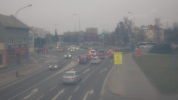 Křižovatka ulic Komenského a Velké Novosady