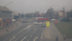 Křižovatka ulic Komenského a Velké Novosady