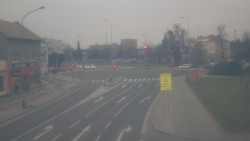 Křižovatka ulic Komenského a Velké Novosady