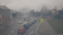 Křižovatka ulic Komenského a Velké Novosady