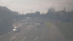 Křižovatka ulic Komenského a Velké Novosady