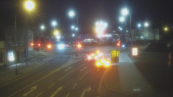 Křižovatka ulic Komenského a Velké Novosady