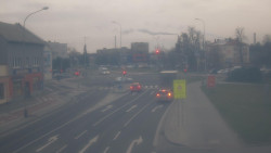 Křižovatka ulic Komenského a Velké Novosady