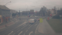 Křižovatka ulic Komenského a Velké Novosady