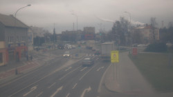 Křižovatka ulic Komenského a Velké Novosady