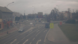 Křižovatka ulic Komenského a Velké Novosady