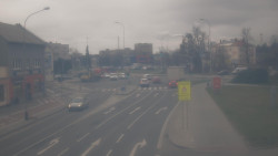 Křižovatka ulic Komenského a Velké Novosady