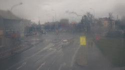 Křižovatka ulic Komenského a Velké Novosady